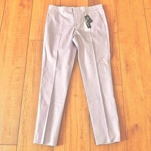 NWT Express Purple Pants Mens 32x32 Extra Slim Casual Spring Party Wedding